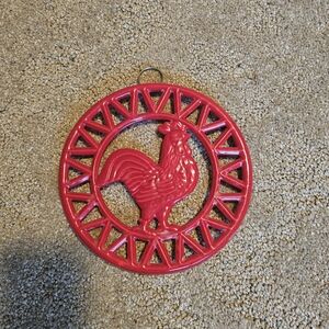 Red Rooster Trivet